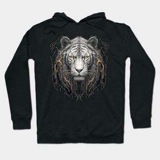 White Tiger Golden Eyes Hoodie